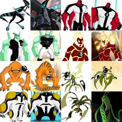 ben 10k|ben 10 all aliens.